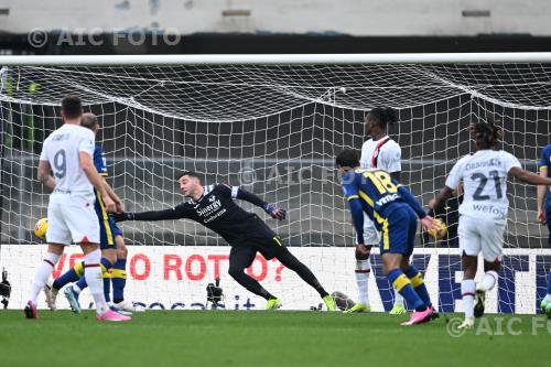 Milan Lorenzo Montipo Hellas Verona 2024 Verona, Italy Goal 1-3 
