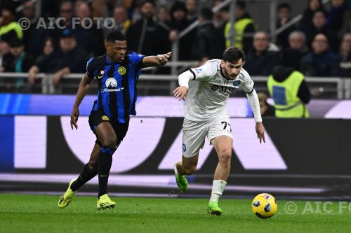 Napoli Denzel Dumfries Inter 2024 Milano, Italy 
