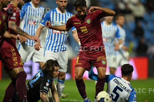 Spal Marco Imperiale Carrarese Nicolò Contiliano Paolo Mazza match between Spal 0-0 Carrarese Ferrara , Italy 