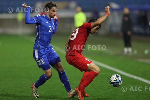 Turkiye Gaetano Oristanio Italy U21 2024 Ferrara, Italy. 