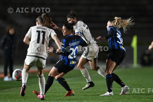 Inter Women Elisa Bartoli Roma Women Michela Cambiaghi Arena Civica Gianni Brera match between Inter Women 1-2 Roma Women Milano, Italy 