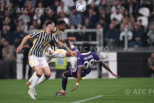 Fiorentina Gleison Bremer Juventus Federico Gatti Allianz match between  Juventus 1-0 Fiorentina Torino, Italy 