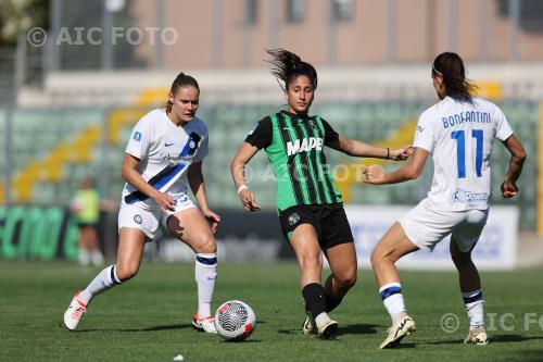 Inter Women Chiara Beccari Sassuolo Women Agnese Bonfantini Enzo Ricci match between Sassuolo Women 2-1 Inter Women Sassuolo, Italy 