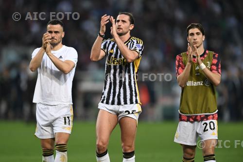 Juventus Adrien Rabiot Juventus Fabio Miretti Olimpic match between  Torino 0-0 Juventus Torino, Italy 