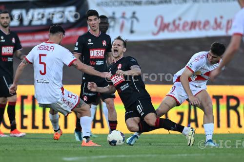 Mantova Ronaldo Pompeu da Silva L.R. Vicenza Alessandro Debenedetti Danilo Martelli match between Mantova 1-2 Vicenza Mantova, Italy 