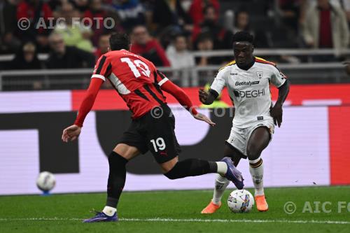 Lecce Theo Hernandez Milan 2024 Milano, Italy 