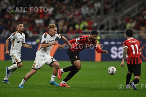 Lecce Balthazar Pierret Lecce Ruben Loftus-Cheek Italian championship 2024 2025 6°Day Giuseppe Meazza match between    Milan 3-0 Lecce 