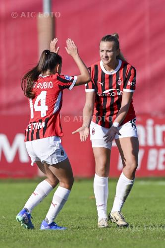 Milan Women Silvia Rubio Avila Milan Women 2024 Milano, Italy Joy Goal 2-1 