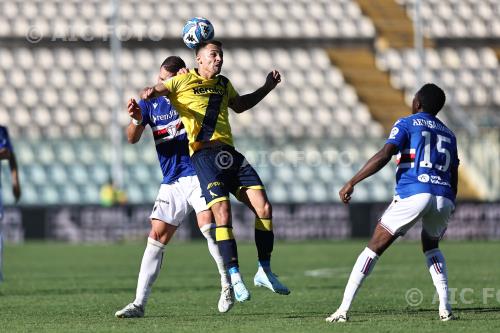 Modena Pajtim Kasami Sampdoria Ebenezer Akinsanmiro Alberto Braglia match between Modena 1-3 Sampdoria Modena, Italy 