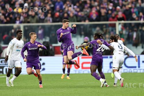 Cagliari Albert Gudmundsson Fiorentina Robin Gosens Cagliari 2024 Italian championship 2024 2025 15°Day 