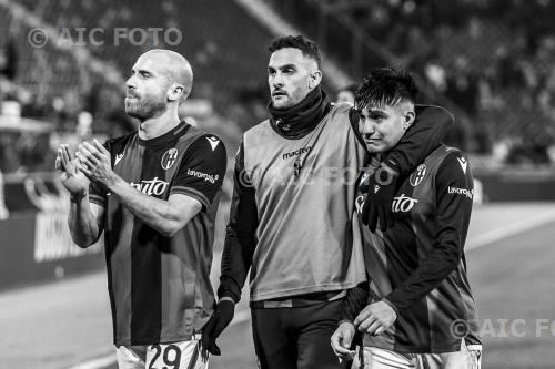 Bologna Lorenzo De Silvestri Bologna Charalampos Lykogiannis Renato Dall’Ara match between    Bologna 2-3 Hellas Verona Bologna, Italy 