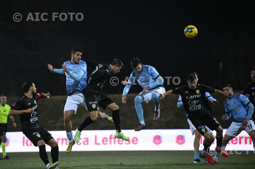 Albino Leffe Andrea Mattioli Arzignano Riccardo Baroni Albino Leffei match between  Albino Leffe 1-1  Arzignano Zanica, Italy 