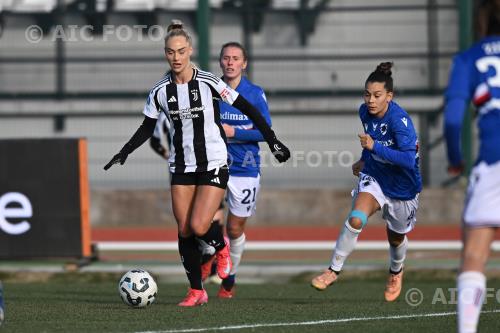 Juventus Women Sofia Colombo Sampdoria Women Cecilia Re Vittorio Pozzo Lamarmora match between    Juventus Women 3-0  Sampdoria Women Biella, Italy 