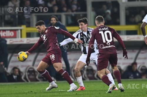 Torino Andrea Cambiaso Juventus Nikola Vlasic Torino, Italy 
