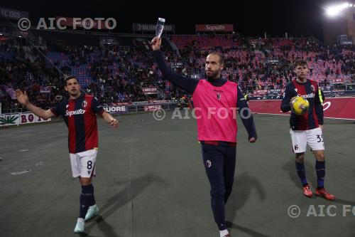 Bologna Lorenzo De Silvestri Bologna Juan Miranda Renato Dall’Ara match between    Bologna 2-2 Roma Bologna, Italy 