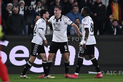 Spezia Francesco Pio Esposito Spezia Rachid Kouda Alberto Picco match between Spezia 2-1 Sassuolo La Spezia, Italy 