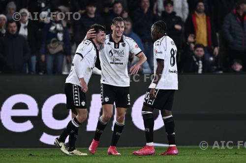 Spezia Francesco Pio Esposito Spezia Rachid Kouda Alberto Picco match between Spezia 2-1 Sassuolo La Spezia, Italy 