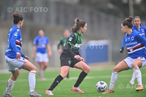 Sampdoria Women Daniela Sabatino Sassuolo Women Sofia Colombo Sciorba match between    Sampdoria Women 0-2 Sassuolo Women Genova, Italy 