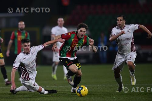 Arezzo Francesco Donati Ternana Filippo Guccione Libero Liberati match between  Ternana 3-1 Arezzo Terni, Italy 