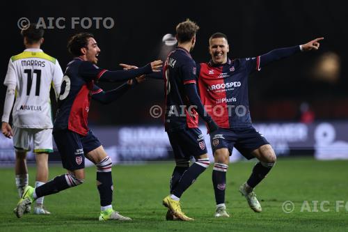 Virtus Verona Christian Gatti Virtus Verona Nicolo Calabrese Mario Gavagnin-Sinibaldo Nocini match between Virtus Verona 5-2 Caldiero Verona, Italy 