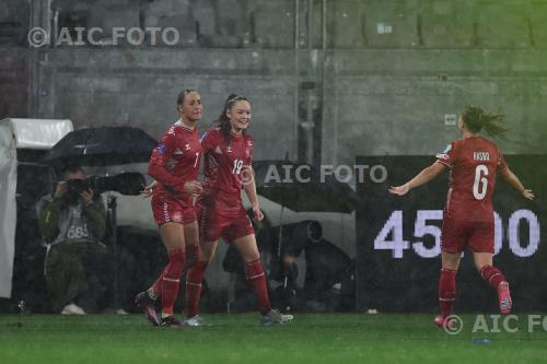 Denmark Women Sanne Troelsgaard Denmark Women Josefine Hasbo Alberto Picco match between  Italy Women 1-3 Denmark Women La Spezia, Italy 
