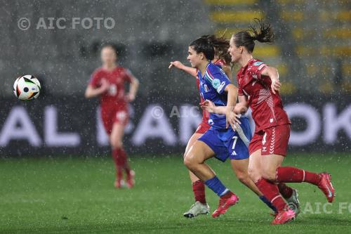 Italy Emma Faerge Denmark Women Emma Snerle Alberto Picco match between  Italy Women 1-3 Denmark Women La Spezia, Italy 
