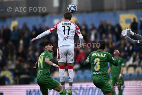 Cremonese Marco Imperiale Carrarese Vincenzo Fiorillo Dei Marmi match between  Carrarese 2-2 Cremonese Carrara, Italy 