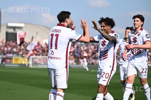 Torino Valentino Lazaro Torino Cesare Casadei U-Power match between    Monza 0-2 Torino BMonza, Italy 