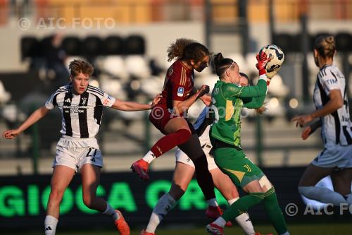 Juventus Women Alaya Suphia Pilgrim Roma Women Pauline Peyraud-Magnin Vittorio Pozzo Lamarmora match between    Juventus Women 4-3 Roma Women Biella, Italy 