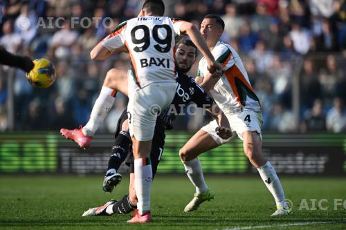 Venezia Alberto Dossena Como Jay Idzes Giuseppe Sinigaglia match between    Como 1-1 Venezia Como, Italy 
