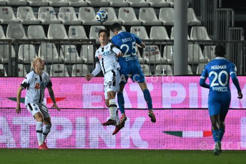 Cesena Matteo Francesconi Cesena Dimitri Bisoli Mario Rigamonti match between Brescia 1-1 Cesena Brescia, Italy 