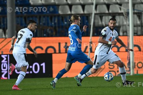 Cesena Birkir Bjarnason Brescia Giuseppe Prestia Mario Rigamonti match between Brescia 1-1 Cesena Brescia, Italy 