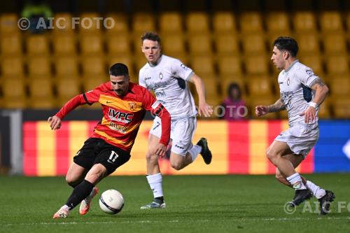 Benevento Enrico Oviszach Crotone Filippo Groppelli Ciro Vigorito match between  Benevento 1-1 Crotone Benevento, Italy 