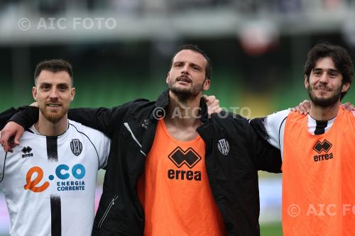 Cesena Giuseppe Prestia Cesena Cristian Shpendi Orogel match between Cesena 0-0 Spezia Cesena, Italy 
