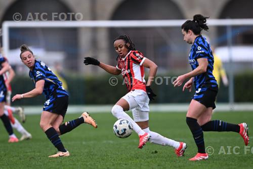 Inter Women Emelyne Laurent Milan Women Ivana Andres Sanz Arena Civica Gianni Brera match between Inter Women 3-3 Milan Women Milano, Italy 