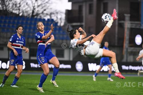 Como Women Nora Heroum Sampdoria Women Sara Baldi Ferruccio Trabattoni match between Como Women 2-2 Sampdoria Women Seregno, Italy 