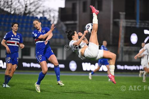 Como Women Nora Heroum Sampdoria Women Sara Baldi Ferruccio Trabattoni match between Como Women 2-2 Sampdoria Women Seregno, Italy 