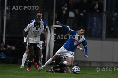 Brescia Nicolo Bertola Spezia Rachid Kouda Alberto Picco match between Spezia 0-1 Brescia La Spezia, Italy 
