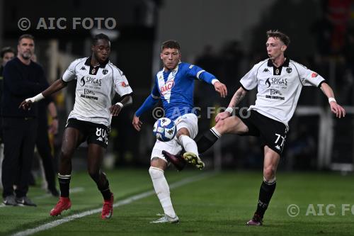 Spezia Michele Besaggio Brescia Nicolo Bertola Alberto Picco match between Spezia 0-1 Brescia La Spezia, Italy 