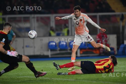 Roma Antonino Gallo Lecce Wladimiro Falcone Via del mare match between    Lecce 0-1 Roma Lecce, Italy 