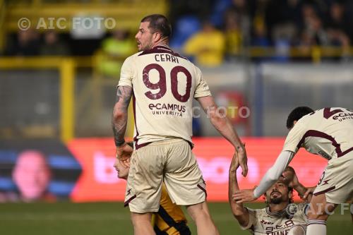 Salernitana Gian Marco Ferrari Salernitana Paolo Ghiglione Romeo Menti match between  Juve Stabia 1-0 Salernitana Castellammare di Stabia, Italy 