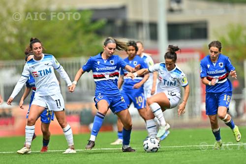 Lazio Women Alice Barbieri Sampdoria Women Flaminia Simonetti Italian championship 2024 2025  Femminile 24°Day Sciorba match between    Sampdoria Women 0-3 Lazio Women 