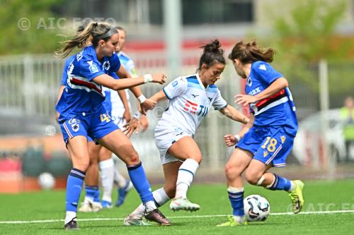 Sampdoria Women Flaminia Simonetti Lazio Women Giada Burbassi Sciorba match between    Sampdoria Women 0-3 Lazio Women Genova, Italy 