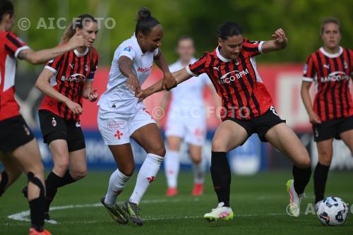 Milan Women Madelen Janogy Fiorentina Women Nadine Sorelli Peppino Vismara match between     Milan Women 5-3 Fiorentina Women Milano, Italy 