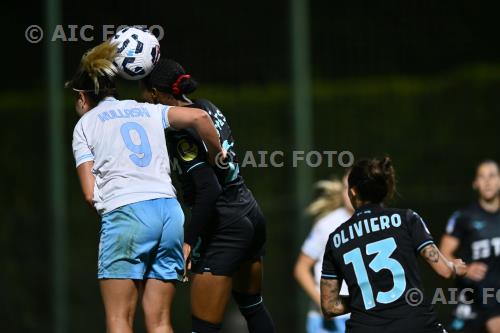 Napoli Women Carina Baltrip-Reyes Lazio Women Elisabetta Oliviero Mirko Fersini match between Lazio Women 2-1 Napoli Women Formello, Italy 
