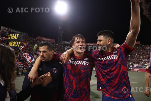 Bologna Giovanni Fabbian Bologna Martin Erlic Renato Dall’Ara match between    Bologna 2-1 Empoli Bologna, Italy 