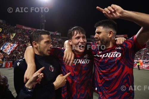 Bologna Giovanni Fabbian Bologna Martin Erlic Renato Dall’Ara match between    Bologna 2-1 Empoli Bologna, Italy 