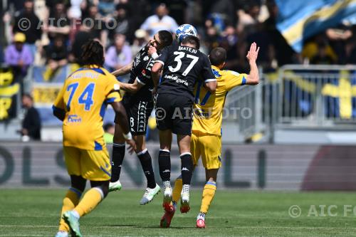Spezia Ales Mateju Spezia Giorgi Kvernadze Benito Stirpe match between Frosinone 2-2 Spezia Frosinone, Italy 