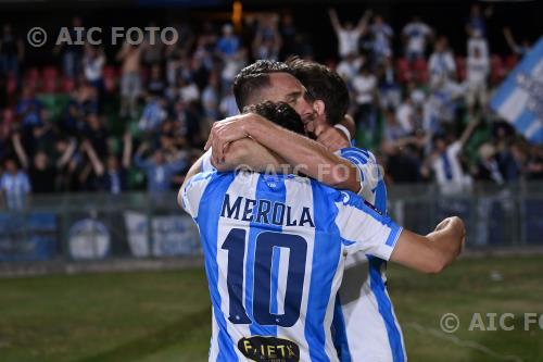 Pescara Brando Moruzzi Pescara Davide Merola Libero Liberati match between  Ternana 0-1 Pescara Terni, Italy 