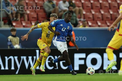 Italy U21 Octavian Popescu Romania U21 2025 Trnava, Slovakia 